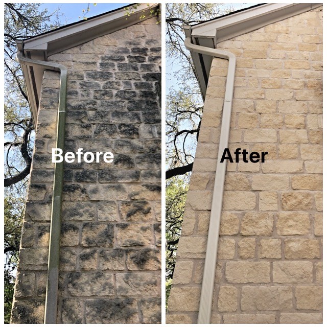 pressure washing before and after