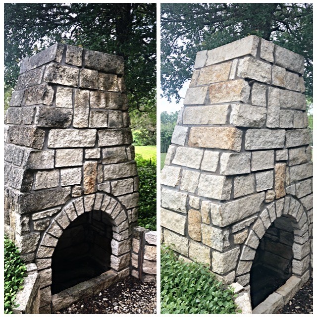 pressure washing before and after