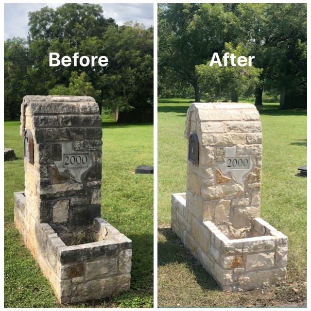 pressure washing before and after